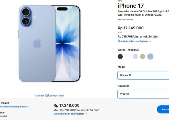 Daftar Harga iPhone 17, Pro, Pro Max, dan Air di Indonesia